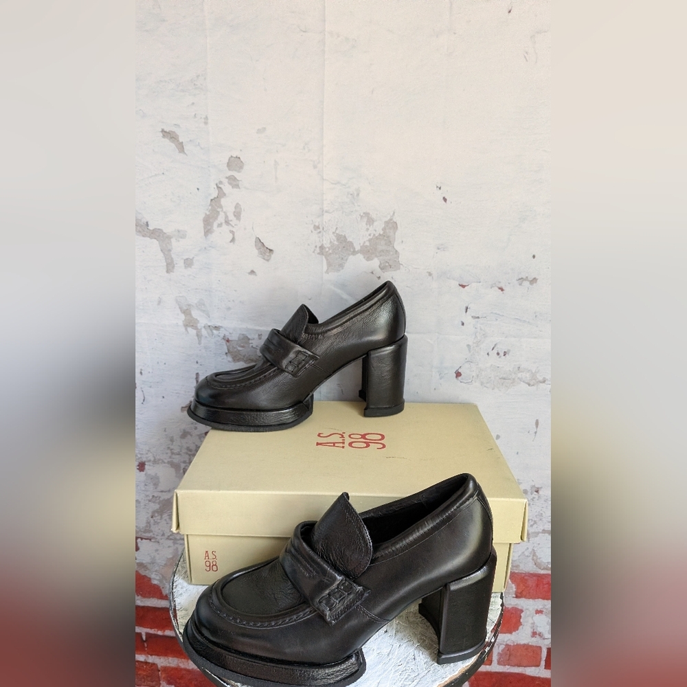 A.S.98 Platform Loafers NWT/Box - Picture 8 of 12
